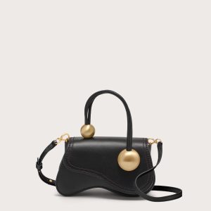 KAZIA NANO CROSSBODY BAG - BLACK