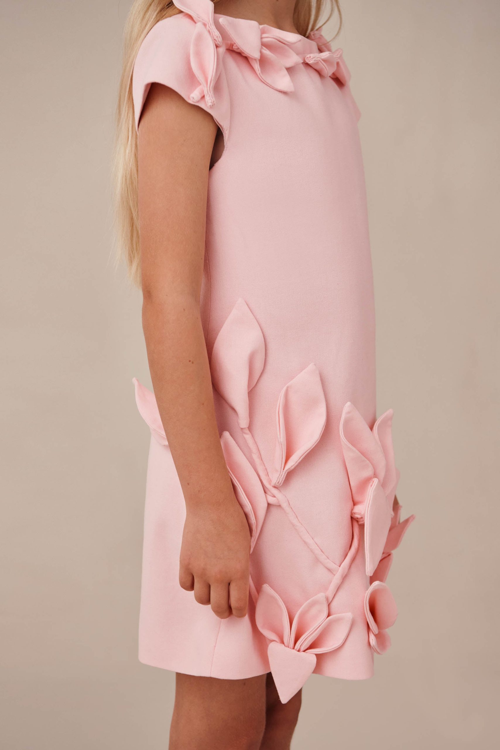KIDS WISTERIA DRESS - PETAL PINK - Image 3