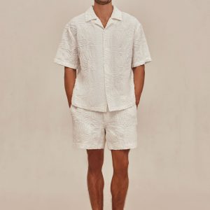LUCIO SHORT - OFF WHITE MULTI
