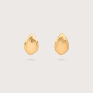 ERIN EARRING - BRUSHED BRASS