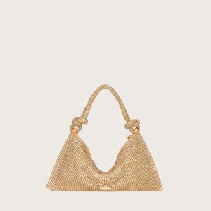 HERA NANO RHINESTONE SHOULDER BAG - TIERRA