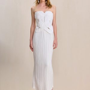 OMID SKIRT - OFF WHITE