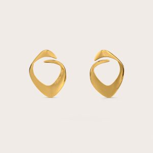 LOLA EARRING - SHINY BRASS