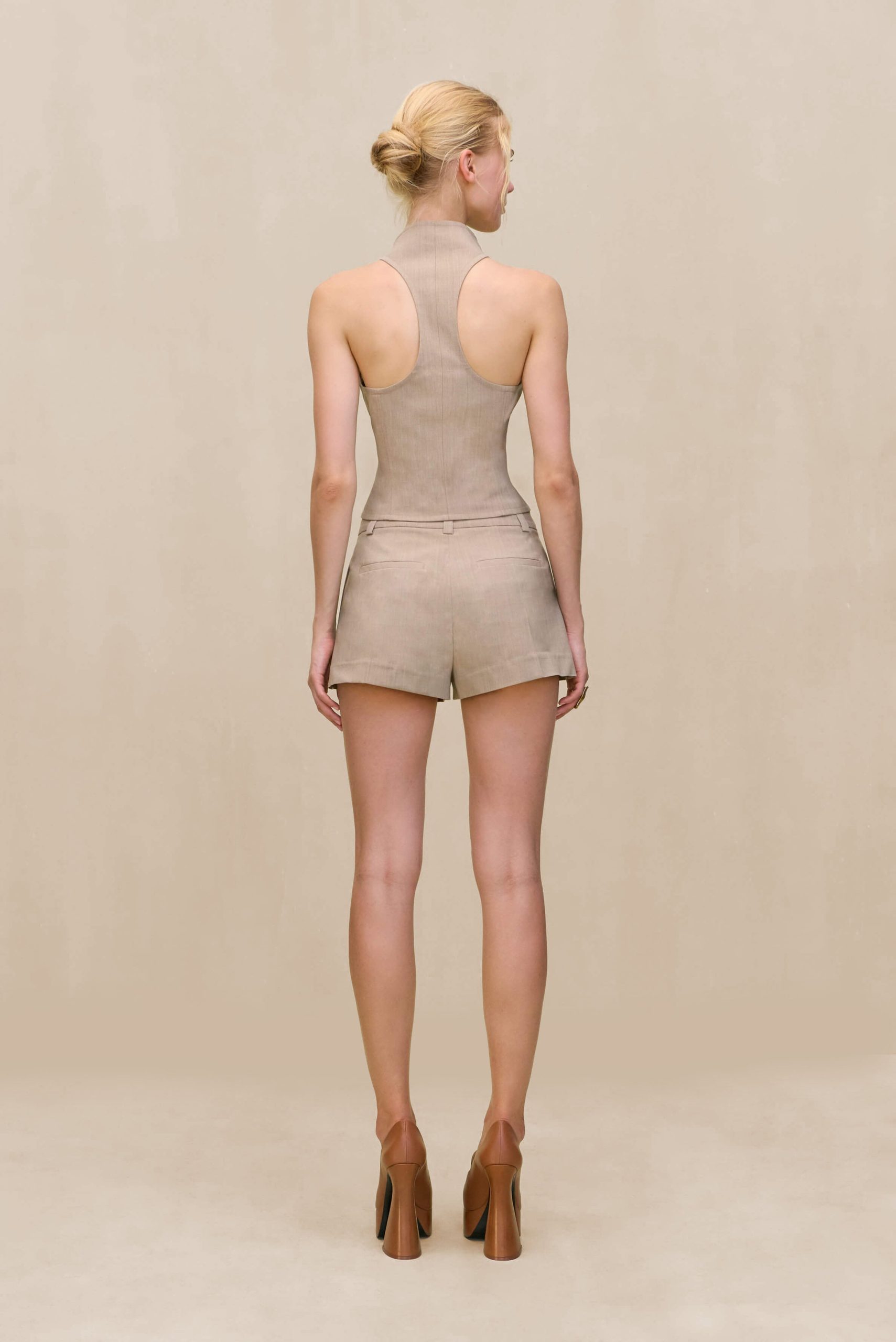 FELICITY SHORT - BEIGE - Image 7