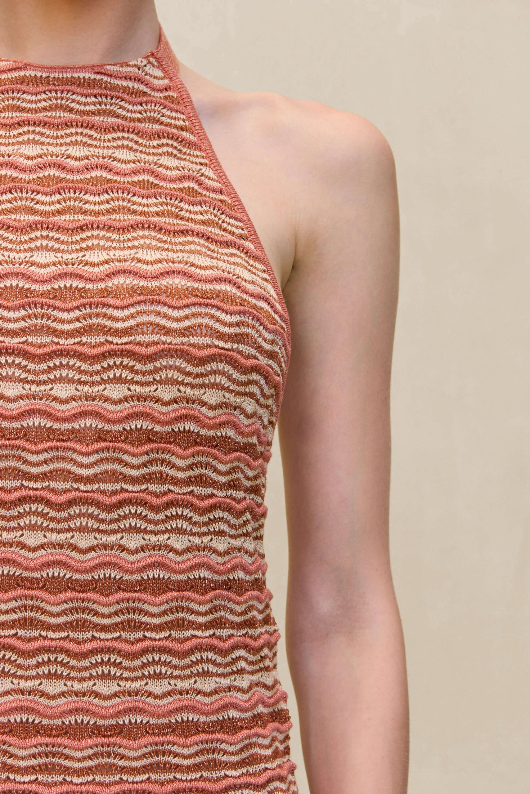 ERINA KNIT DRESS - CORALLO MULTI - Image 5