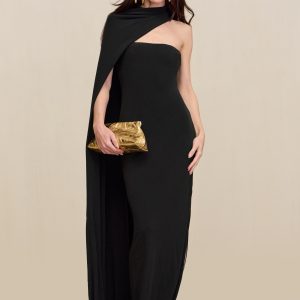CORSICA GOWN - BLACK