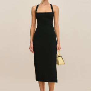 COLETTA KNIT DRESS - BLACK