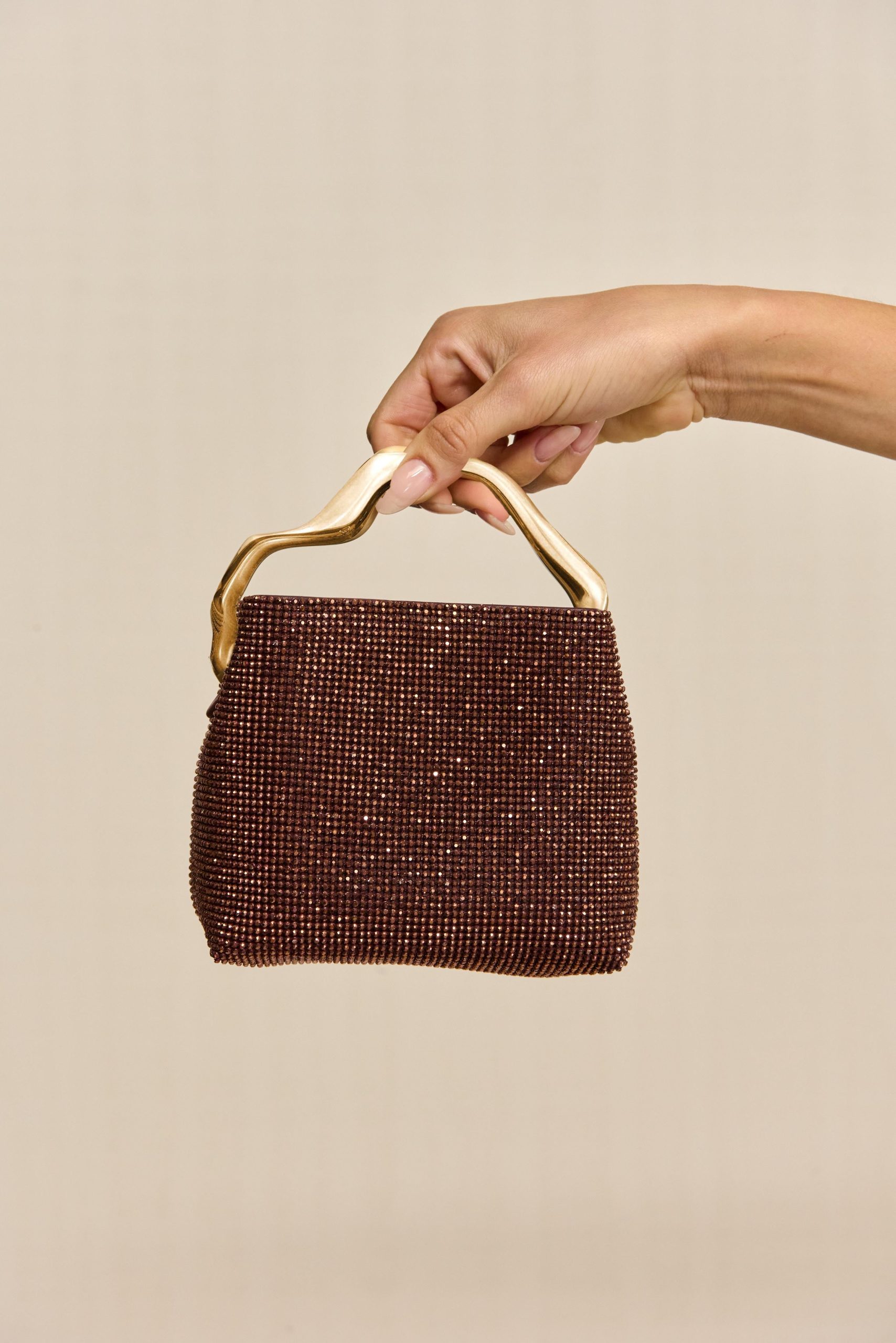 SOLENE MINI RHINESTONE BAG - JAVA - Image 2