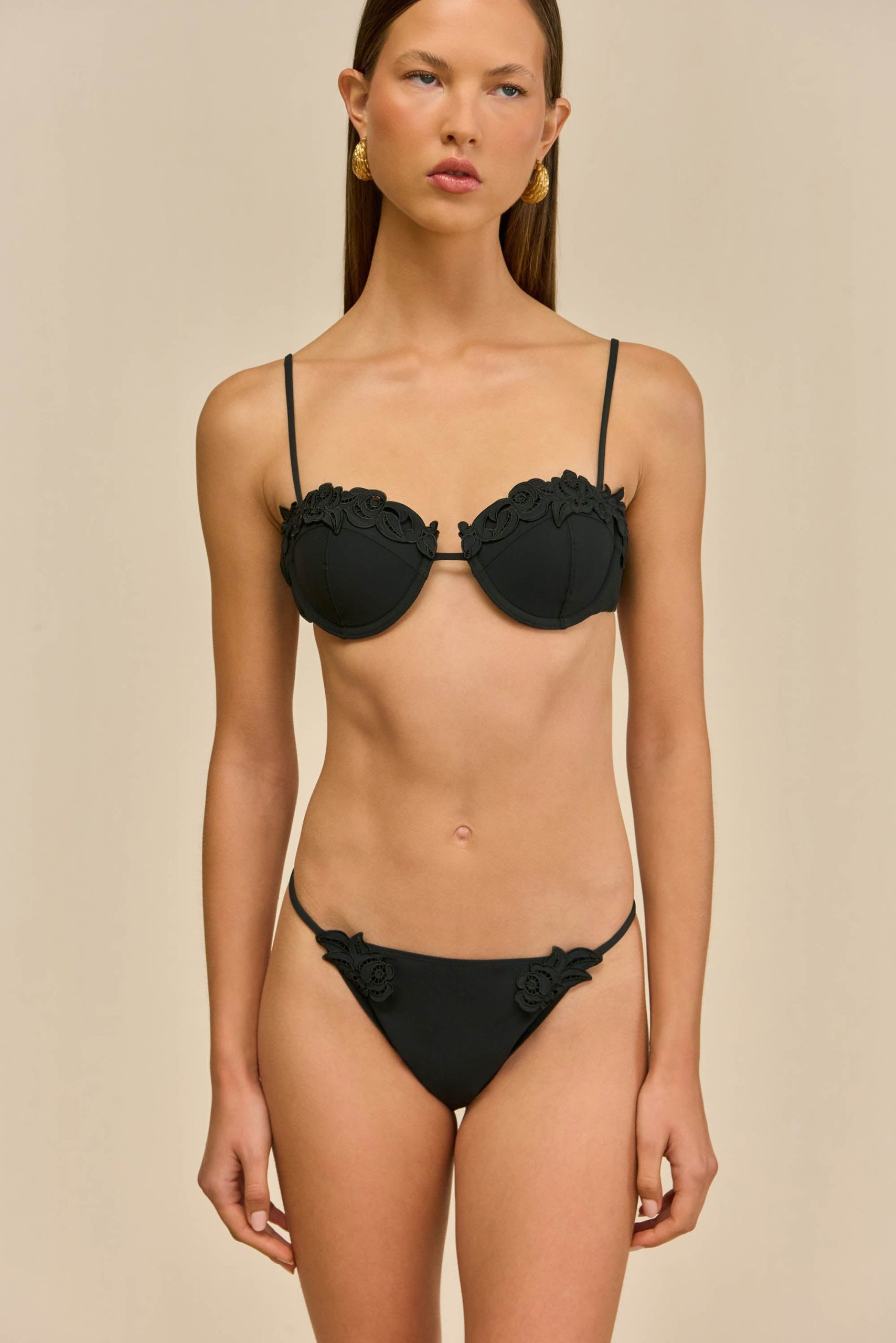 GRETA BIKINI TOP - BLACK - Image 3