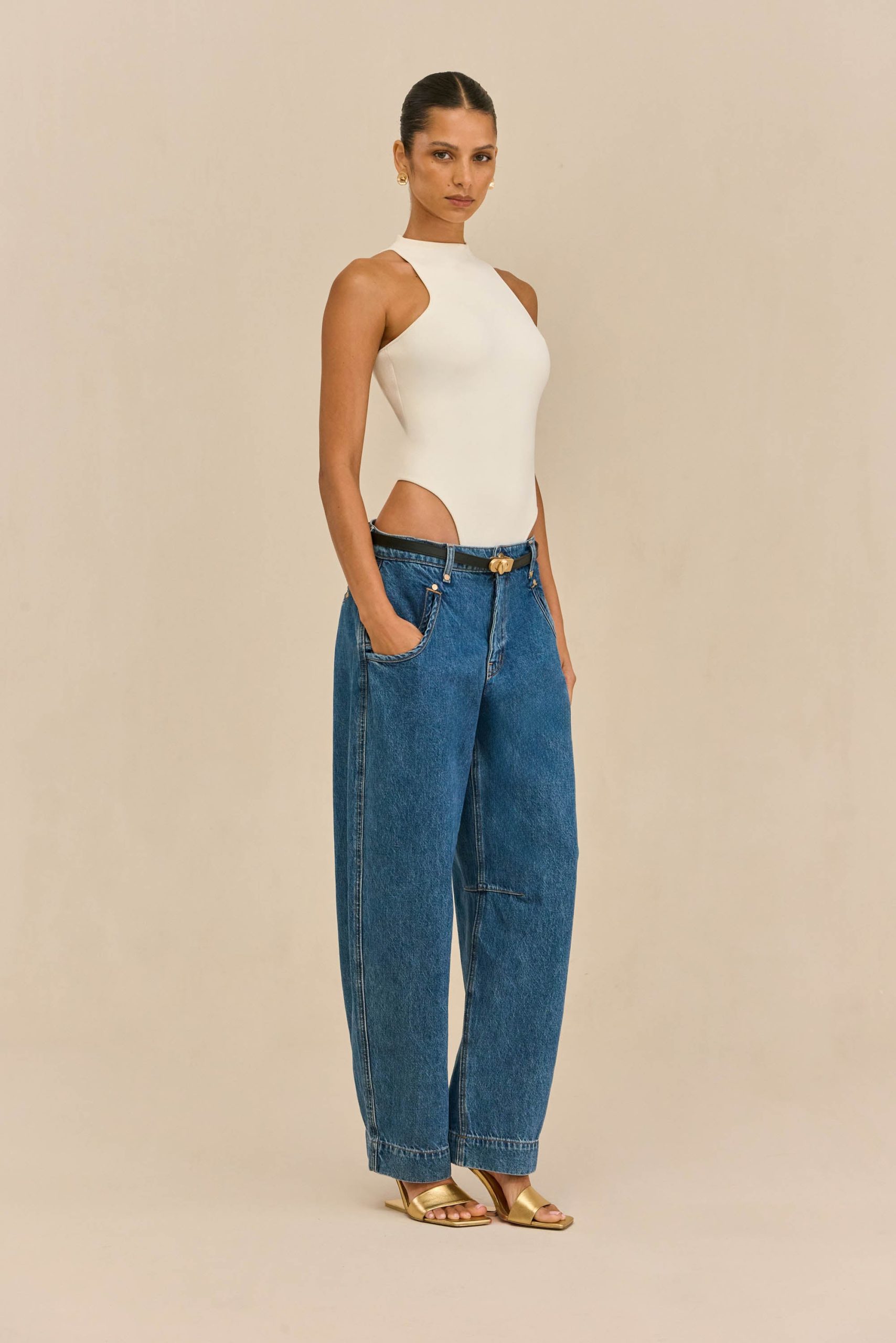 SASKA JEAN - STONE WASH - Image 3