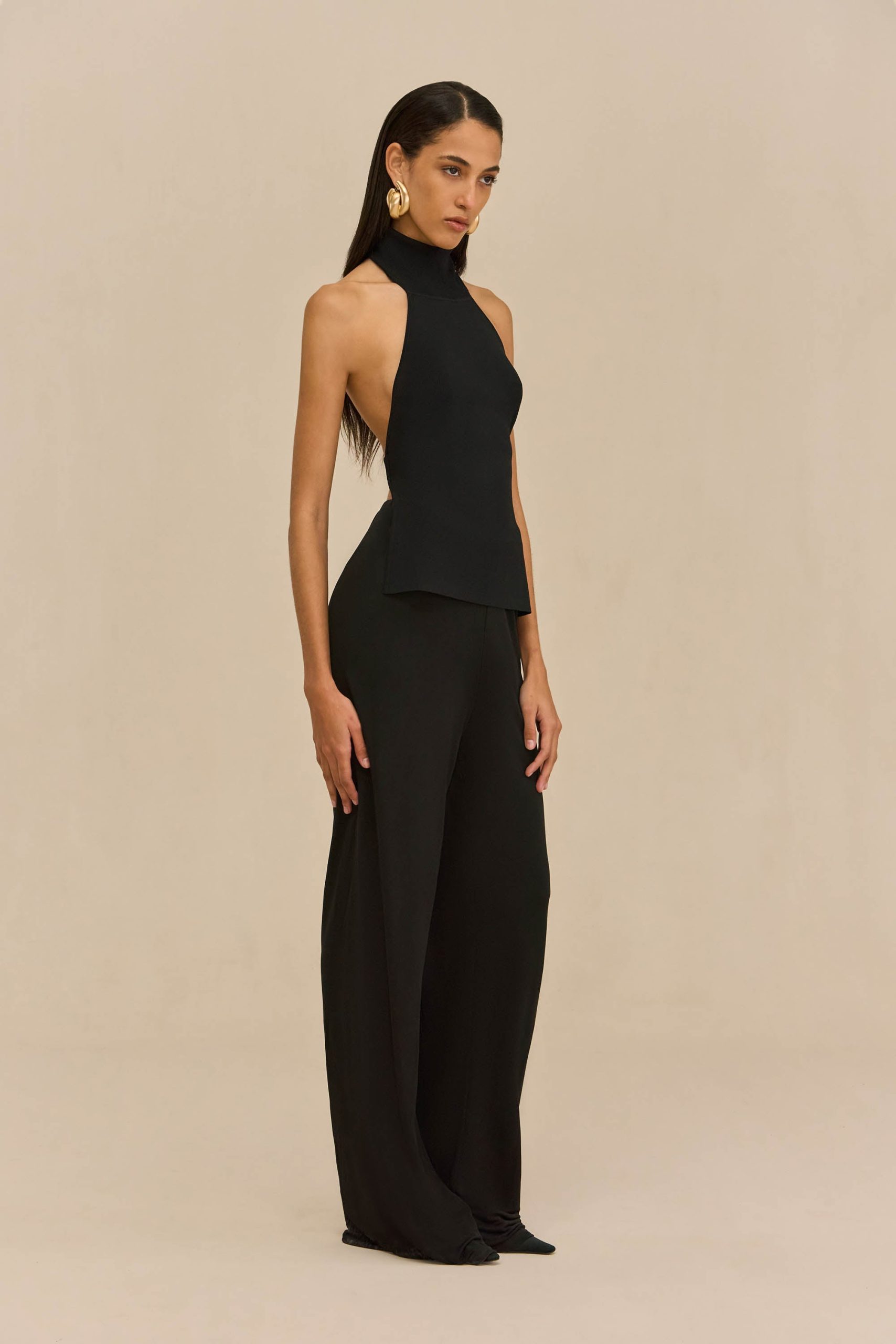 STACIE PANT - BLACK CREPE - Image 4