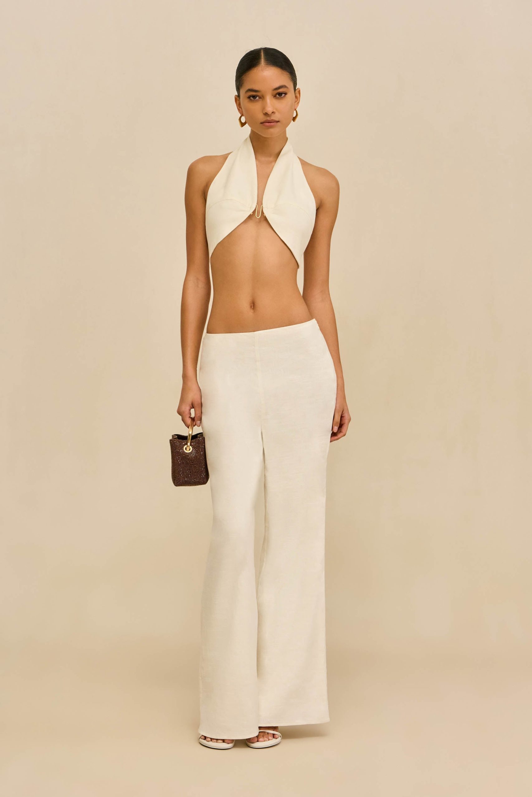 KORA PANT - OFF WHITE LINEN - Image 3