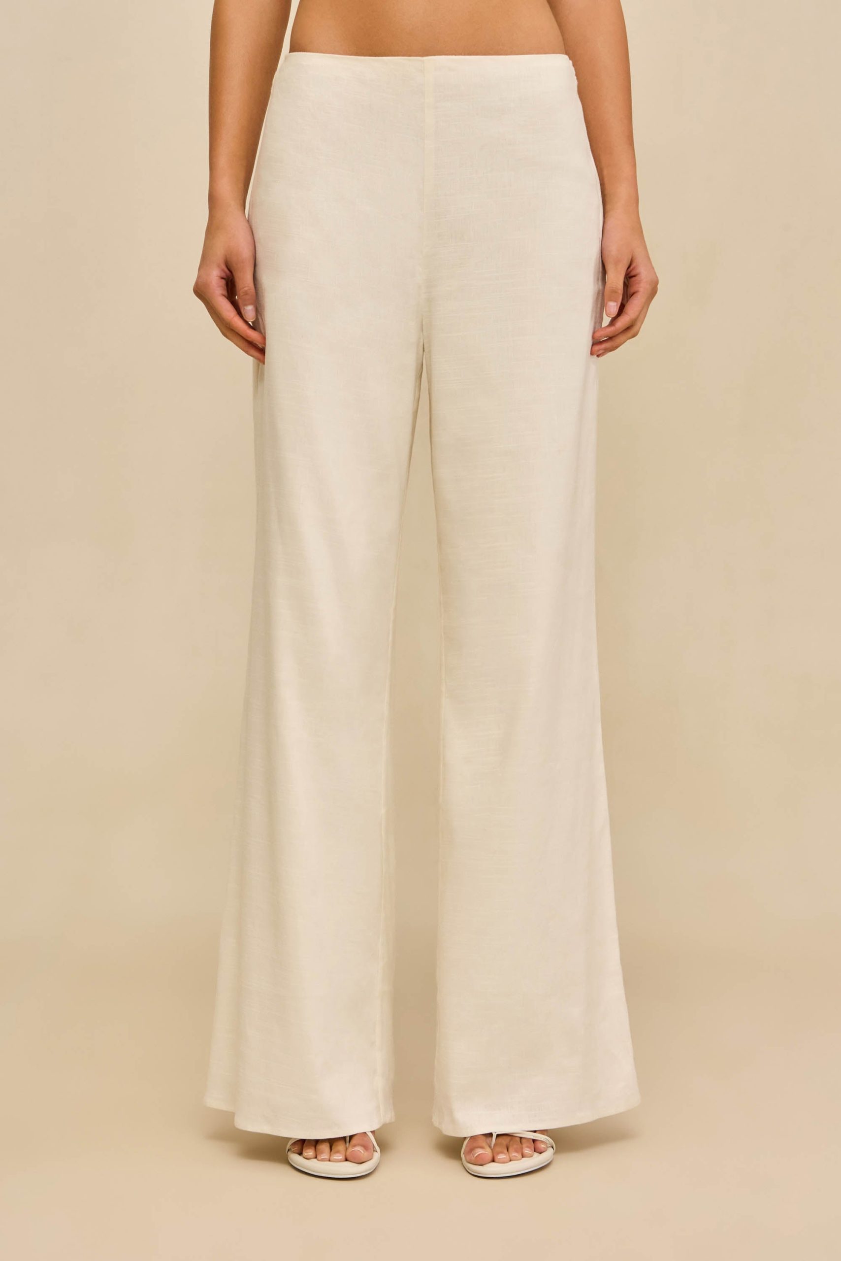 KORA PANT - OFF WHITE LINEN - Image 2