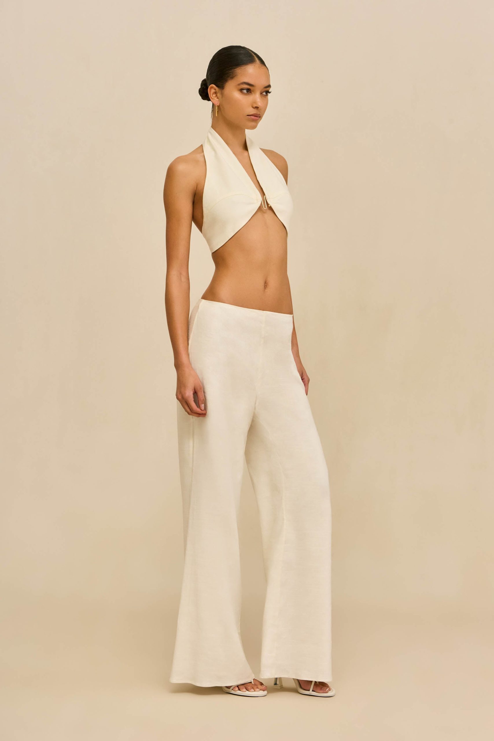 KORA PANT - OFF WHITE LINEN - Image 4