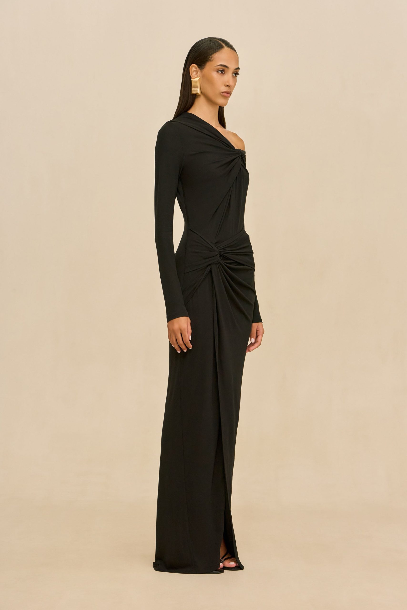 DELAINEY GOWN - BLACK - Image 4
