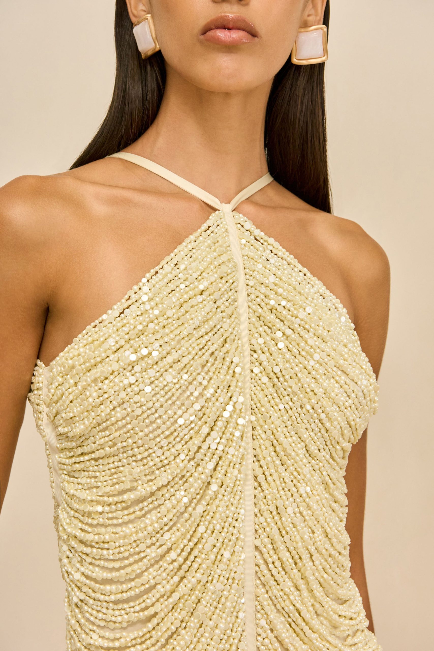DOMINA DRESS - OFF WHITE - Image 5