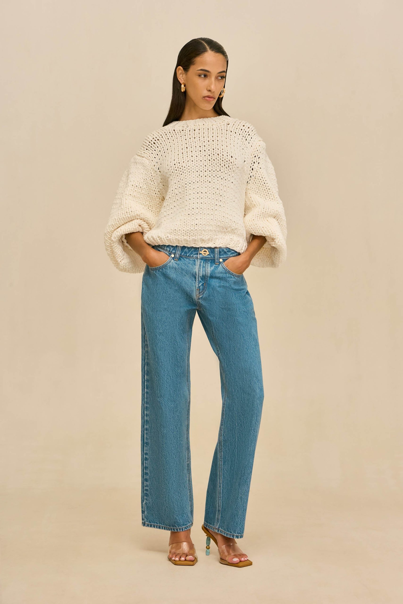 TRINA SWEATER - OFF WHITE - Image 5