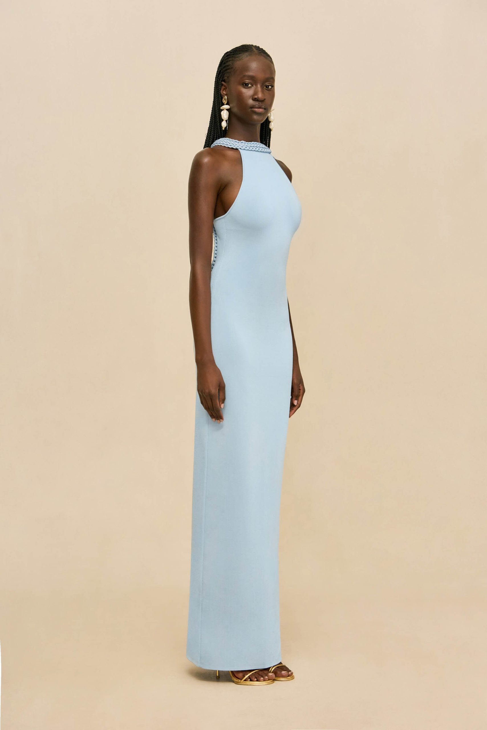CASSIDY KNIT GOWN - COASTAL - Image 6