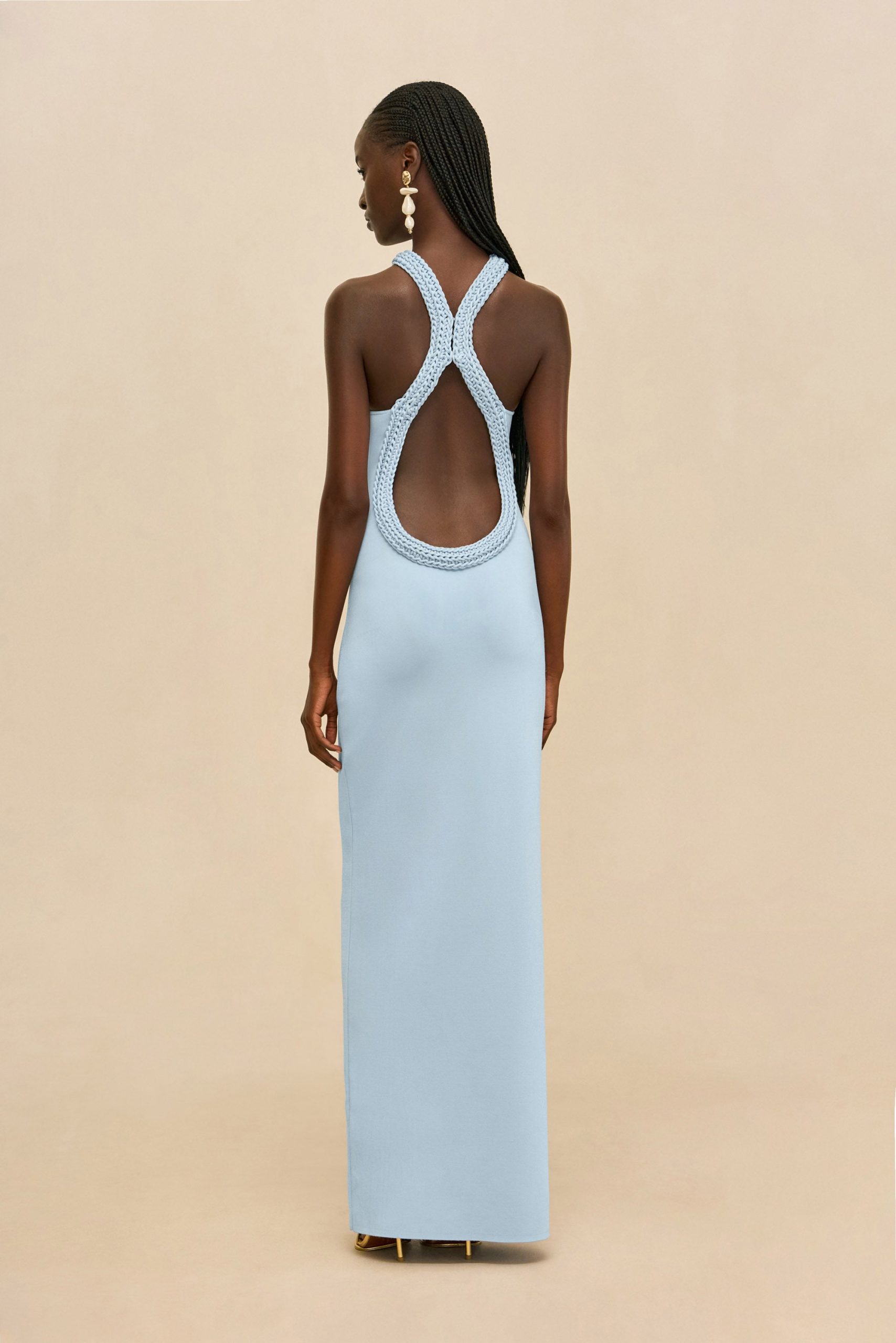 CASSIDY KNIT GOWN - COASTAL - Image 2