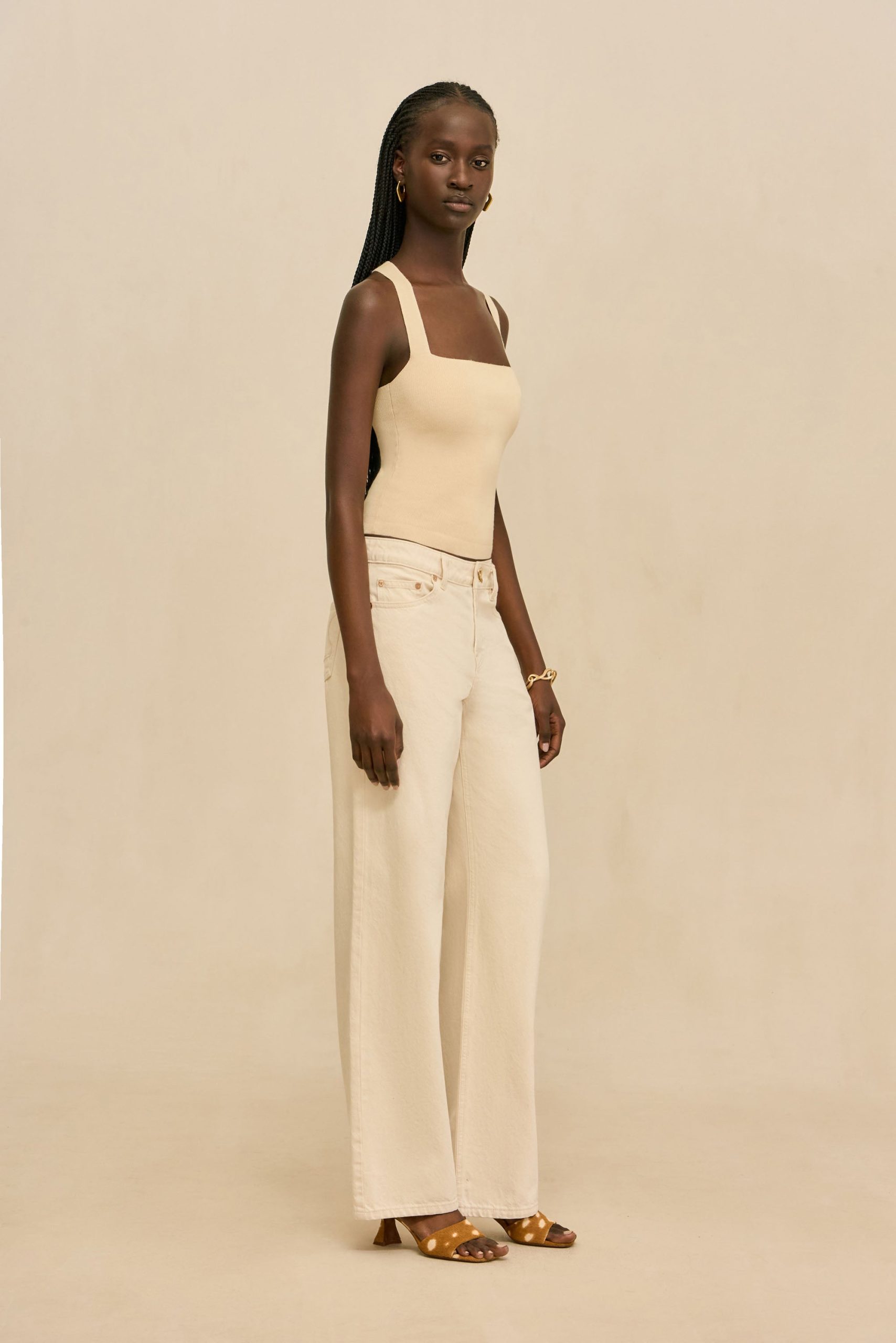 CRAWFORD KNIT TOP - BEACH - Image 3