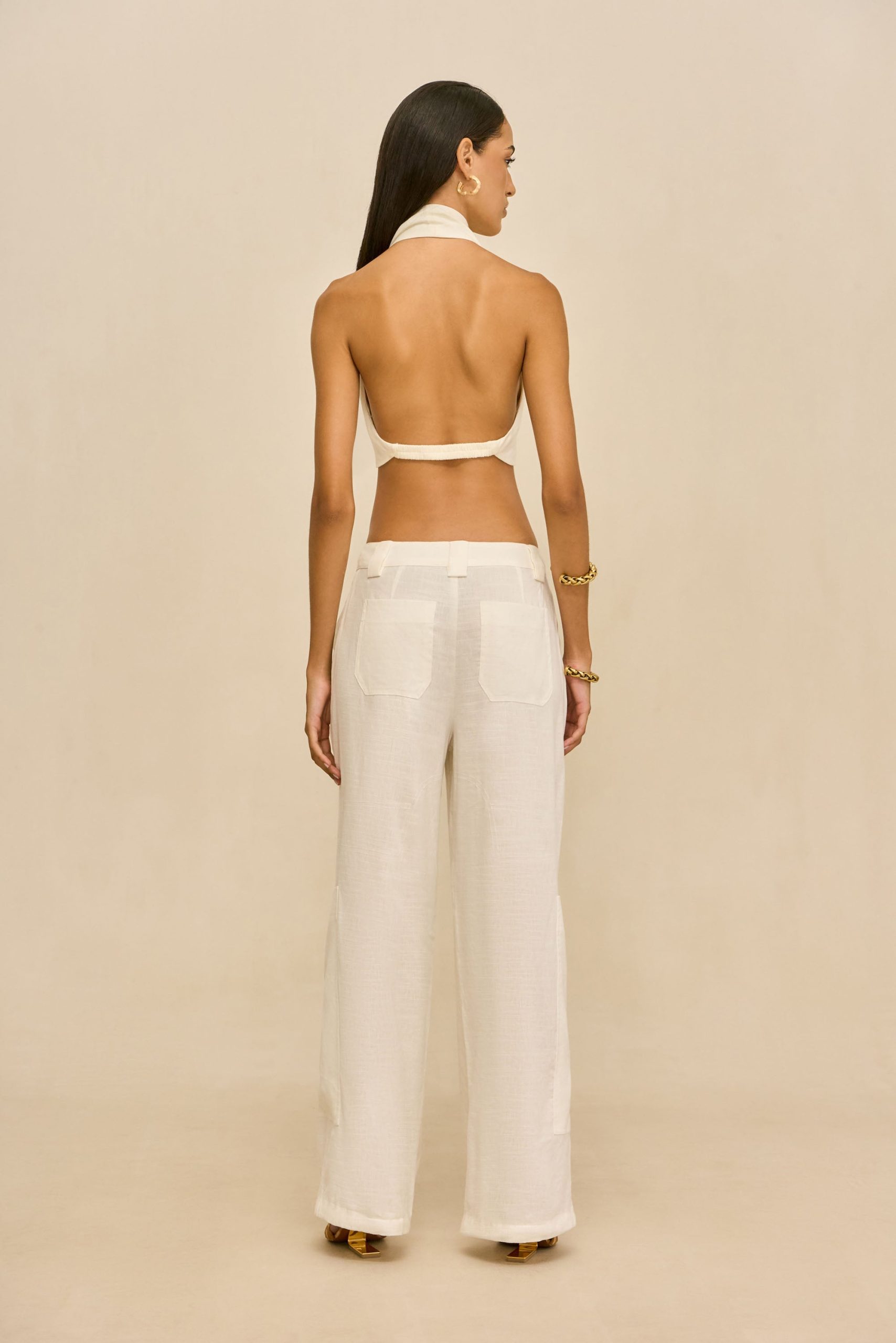 WYNN PANT - OFF WHITE LINEN - Image 5
