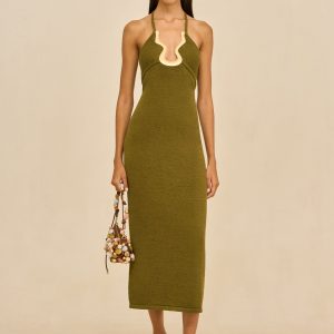 VALMA KNIT DRESS - SERPENT