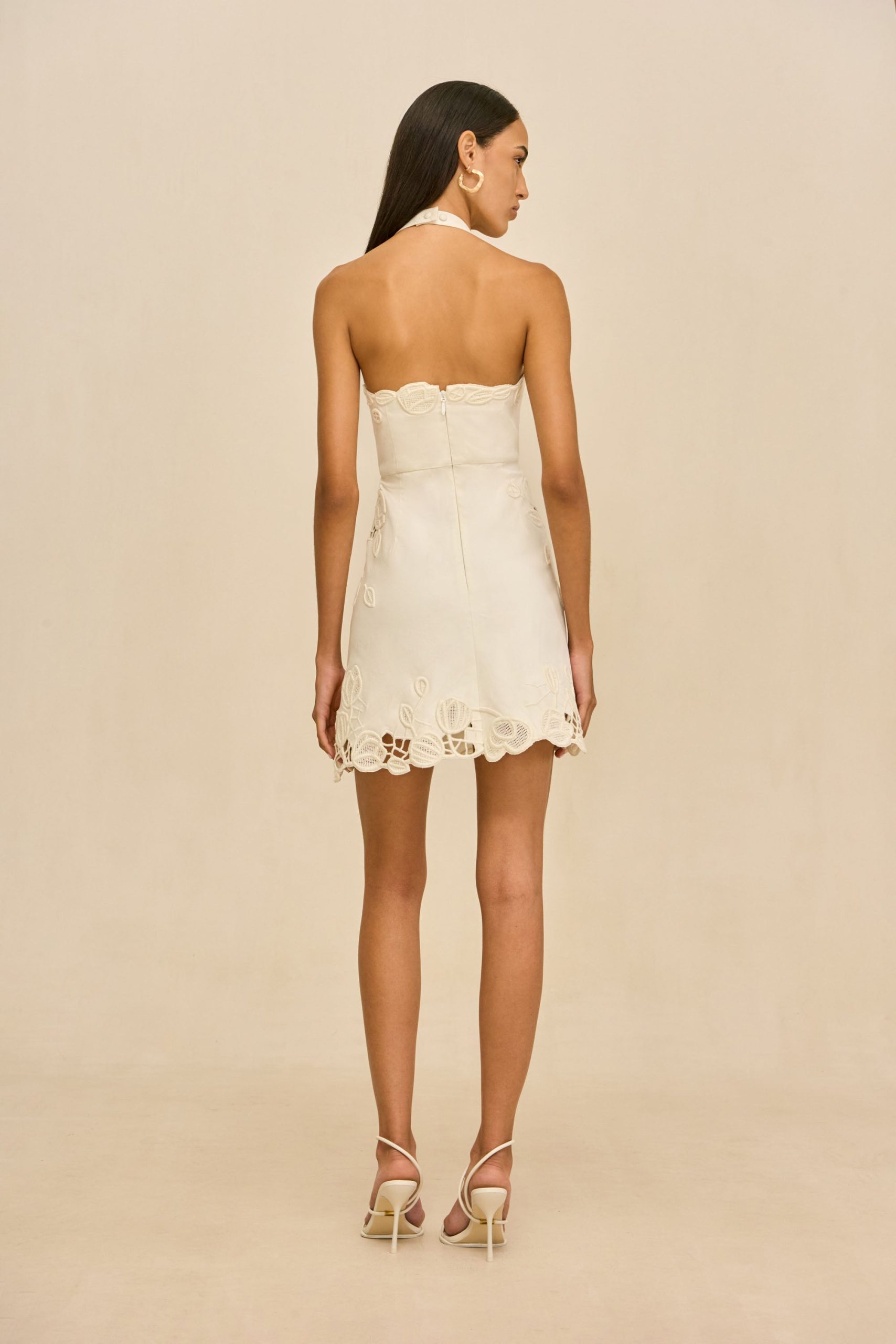 POPPY DRESS - OFF WHITE - Image 7