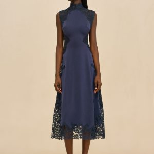 ANIMA DRESS - DEEP LAKE