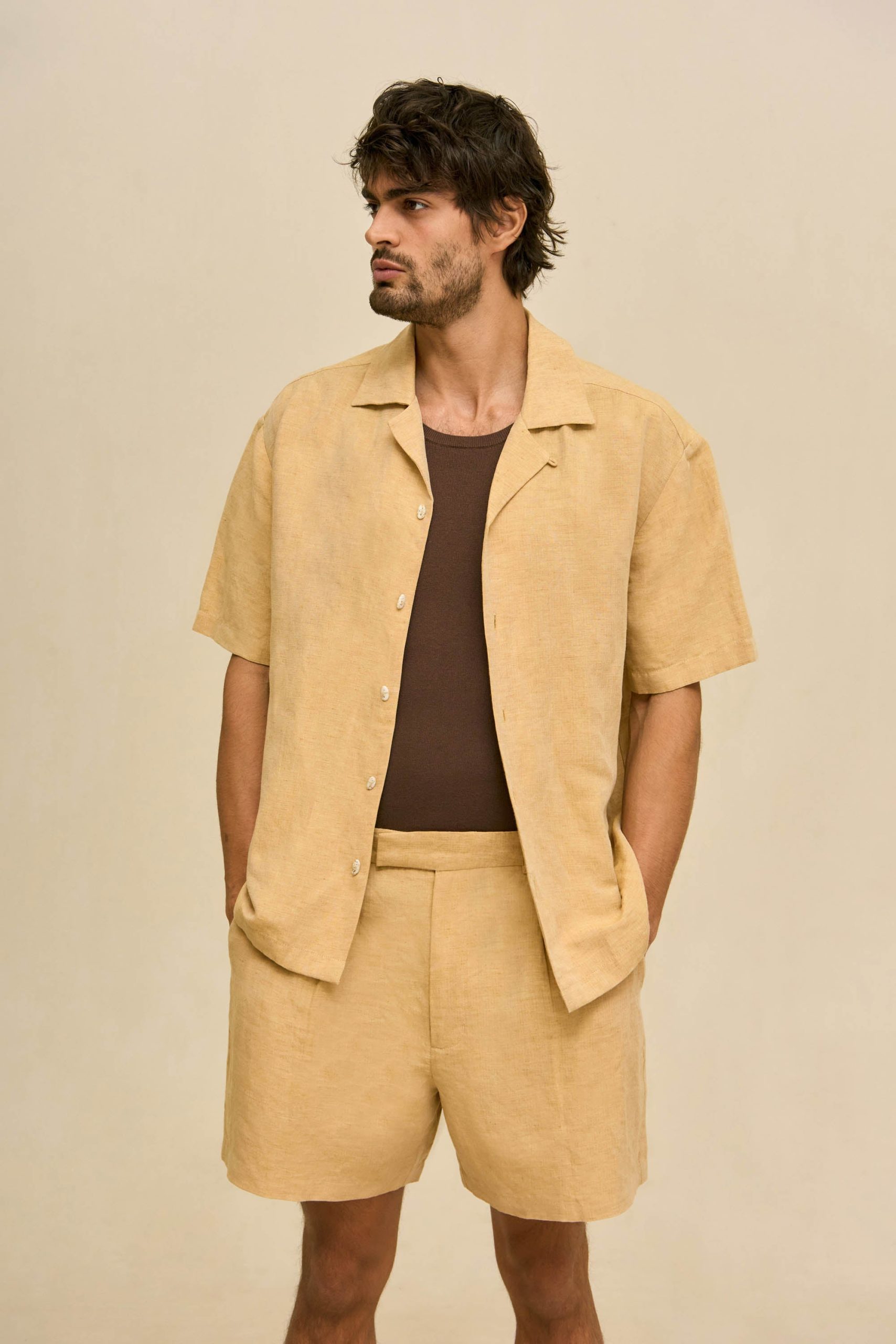 GRIFFIN SHIRT - ALMOND - Image 3