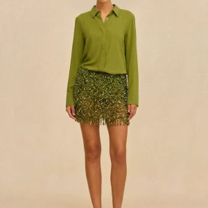 IDALIA SKIRT - DEEP PASTURE