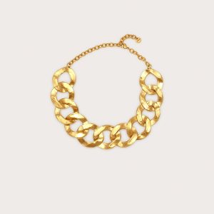 DULCE CHOKER NECKLACE - ANTIQUE BRASS