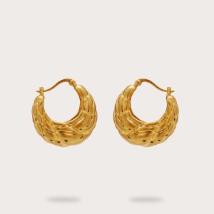 FARINA EARRING - ANTIQUE BRASS