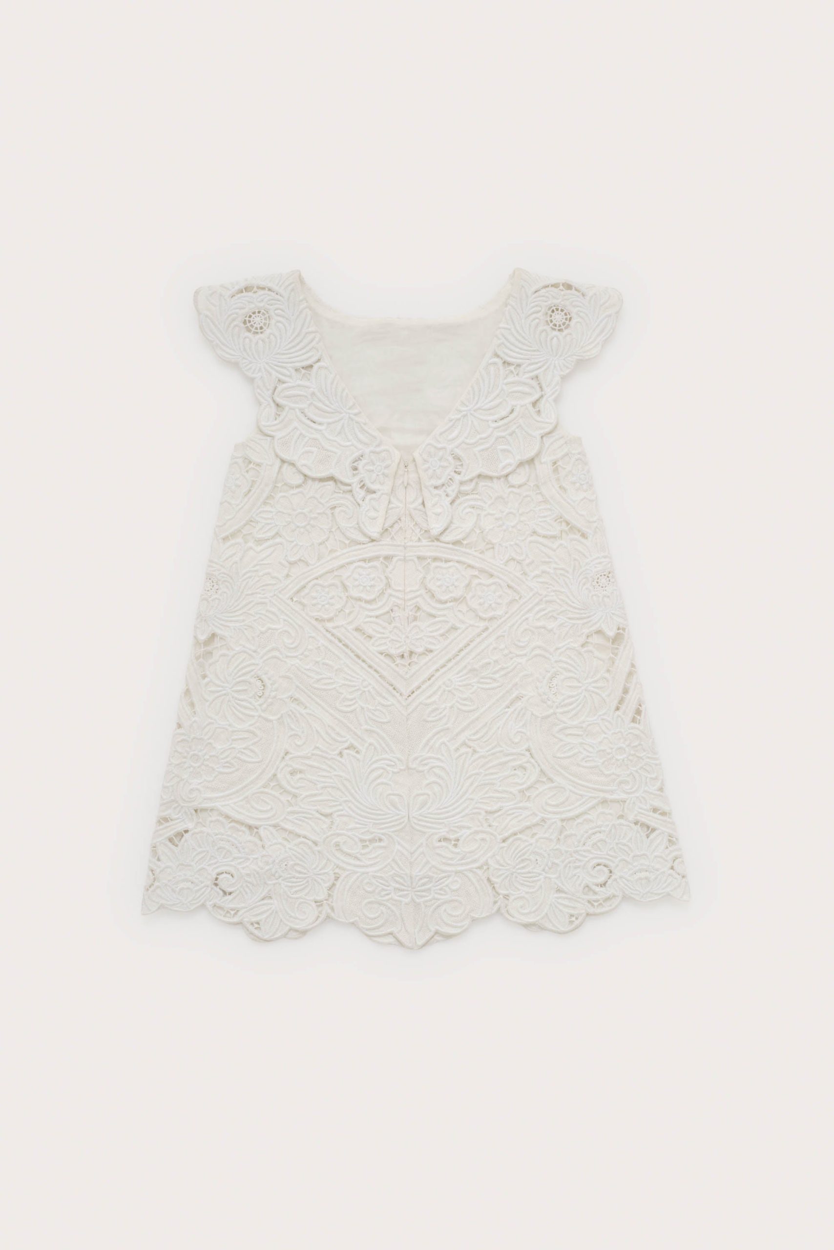KIDS FRIDLI DRESS - OFF WHITE EMBROIDERY - Image 2