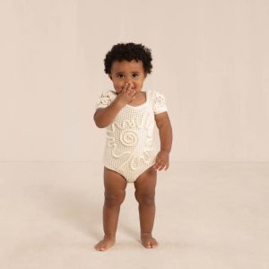 BABY NISSA JUMPSUIT - OFF WHITE