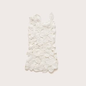 KIDS MEIRA DRESS - OFF WHITE