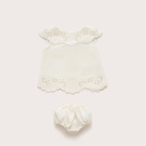 BABY FRIDLI DRESS - OFF WHITE