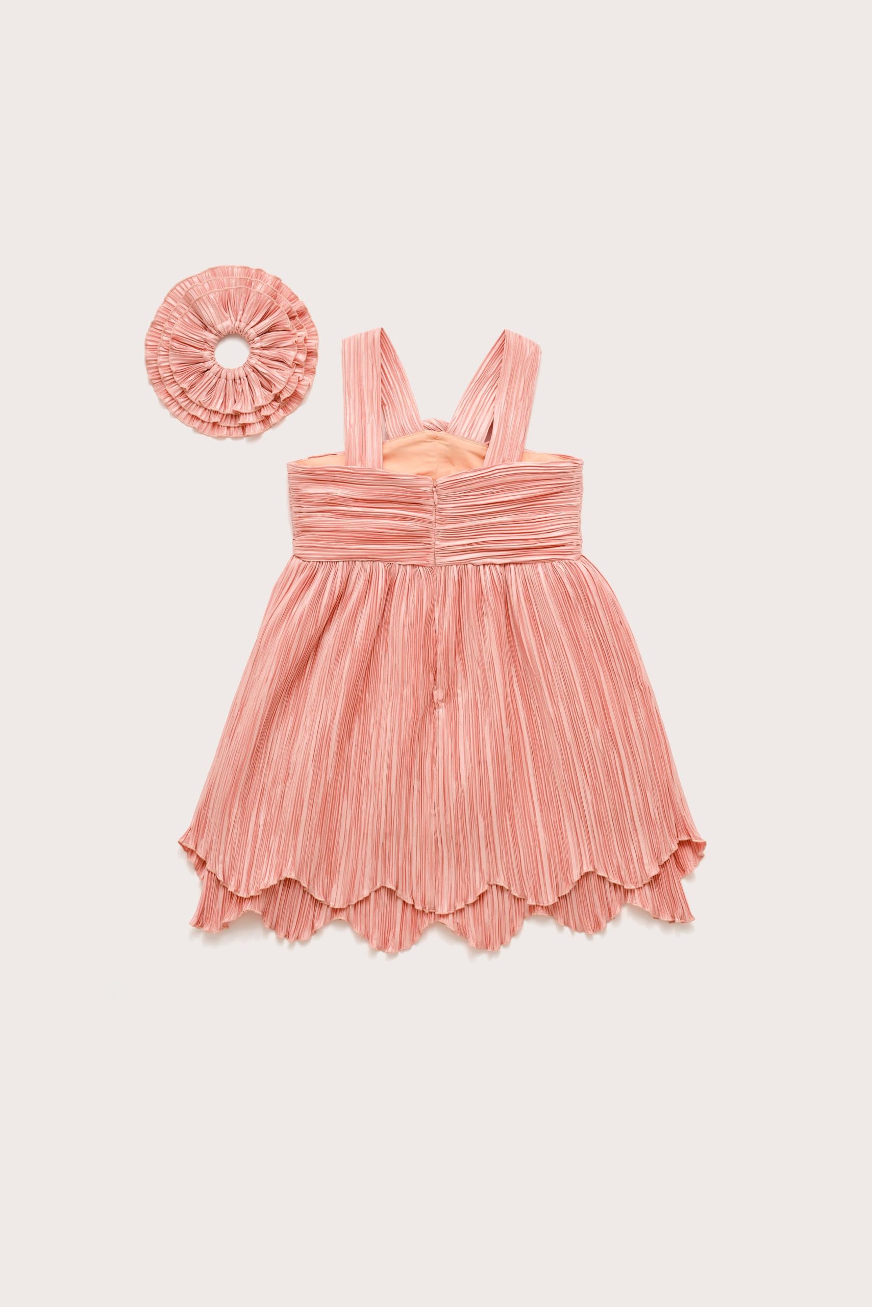 KIDS ROSALIE DRESS - PETAL PINK - Image 4