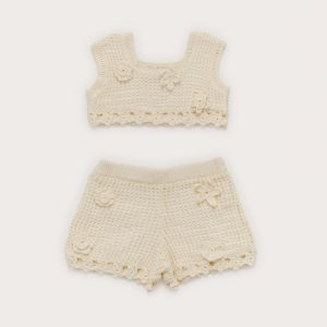 BABY JANA SET - OFF WHITE