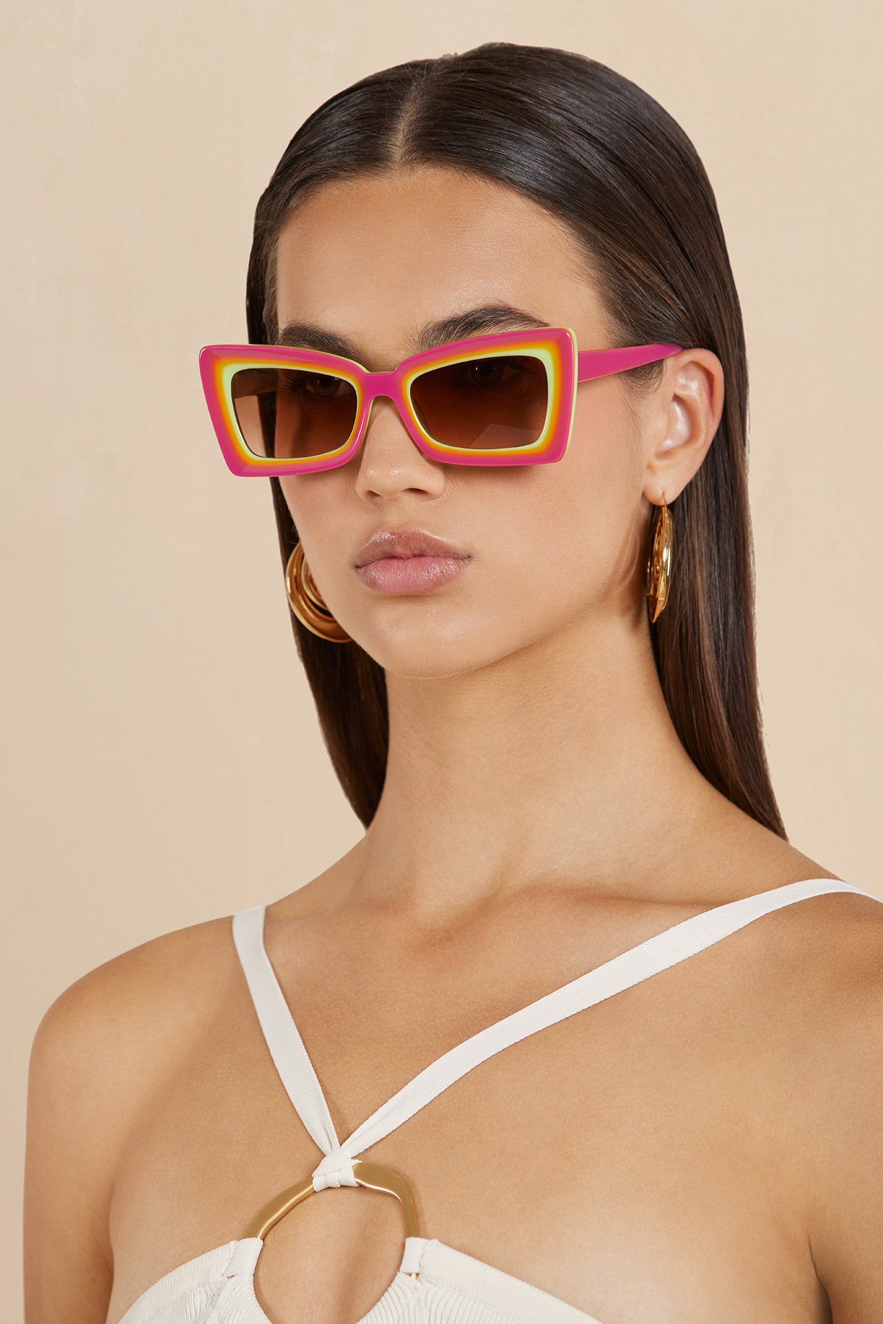 ZAZA SUNGLASSES - DRAGONFRUIT MULTI - Image 4