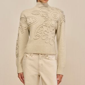 DEVA KNIT SWEATER - BEACH