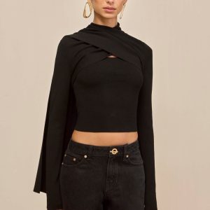 ONIA KNIT CARDIGAN - BLACK