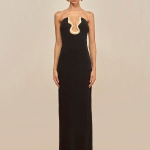 ABRIL GOWN - BLACK