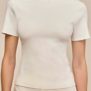MILIOS KNIT TOP - OFF WHITE