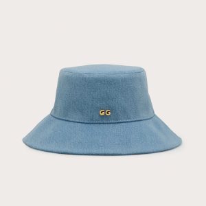 MADDIE DENIM HAT - VINTAGE BLUE