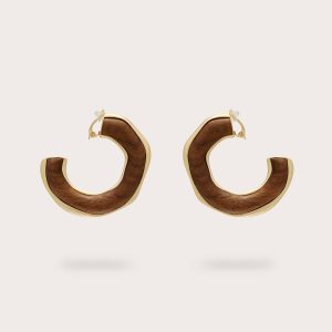 MADEIRA EARRING - WALNUT