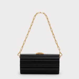 MINI ROLIE POLIE CLUTCH - BLACK