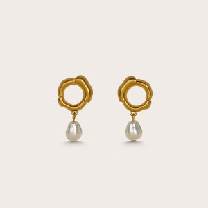 MEERAH EARRING - ANTIQUE BRASS
