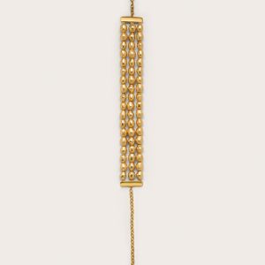 NORA CHOKER - GOLD FOILED WOOD