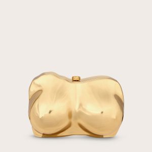 REINA CLUTCH - BRUSHED BRASS