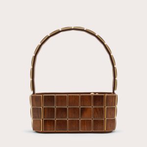 ROMY SHOULDER BAG - WALNUT